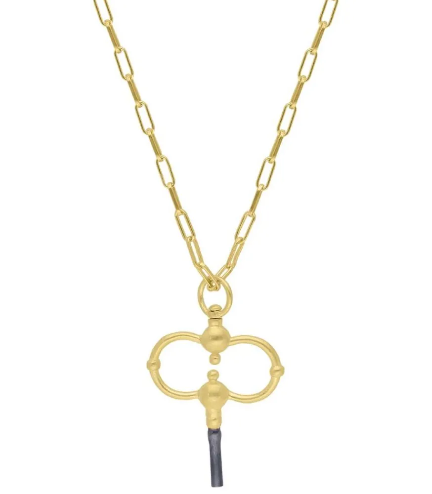 Hot Sautoir Keys Vermeil Femme Sautoirs