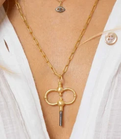 Hot Sautoir Keys Vermeil Femme Sautoirs