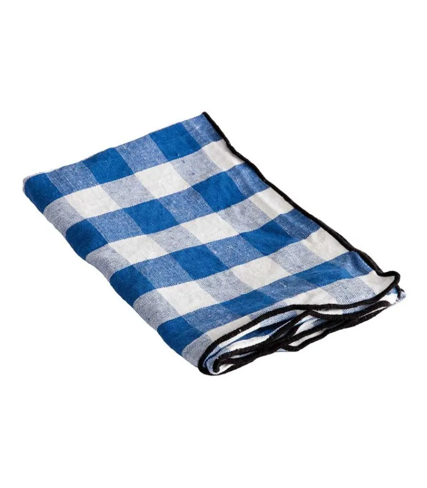 Outlet Serviette Bourdon Toile Mimi Vichy 45 X 45 Cm Linge De Table