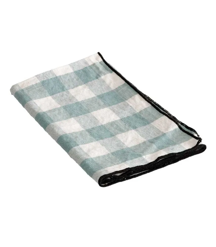 Outlet Serviette Bourdon Toile Mimi Vichy 45 X 45 Cm Linge De Table