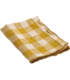 Clearance Serviette Bourdon Toile Vintage Vichy 43 X 43 Cm Linge De Table