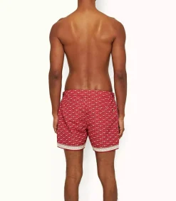 Outlet Short De Bain Homme Setter Vermillion Sea Mist Bandana Homme Shorts De Bain