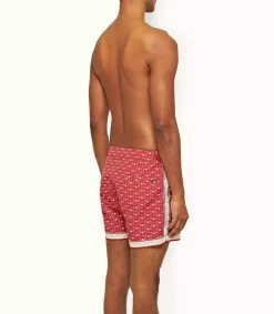 Outlet Short De Bain Homme Setter Vermillion Sea Mist Bandana Homme Shorts De Bain