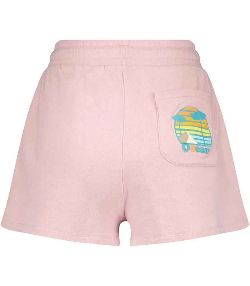 Hot Short En Coton Biologique Ocean Mauve Femme Bas