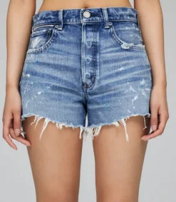 Outlet Short En Denim Neeses A Taille Haute Femme Bas