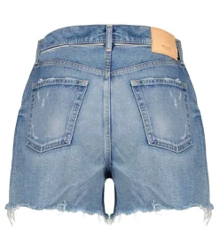 Outlet Short En Denim Pelion A Taille Haute Femme Bas
