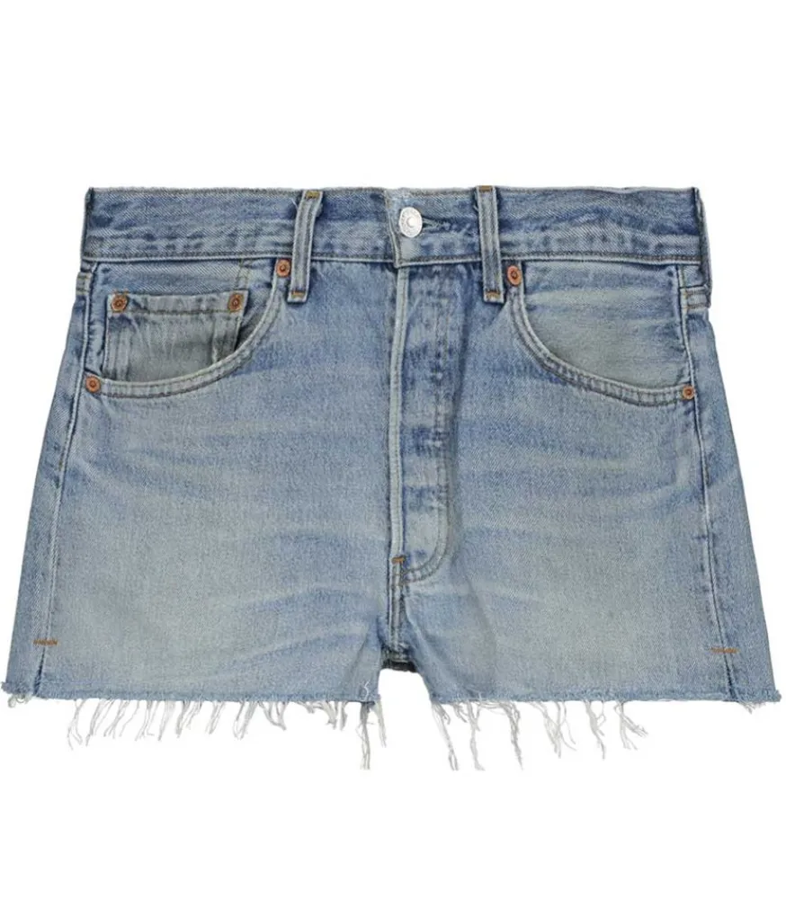 Short En Denim Upcycle Indigo Femme Bas