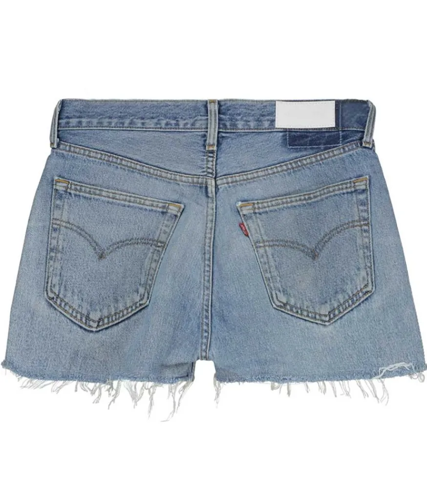 Short En Denim Upcycle Indigo Femme Bas