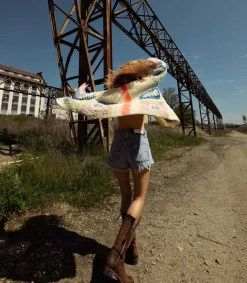 Short En Denim Upcycle Indigo Femme Bas