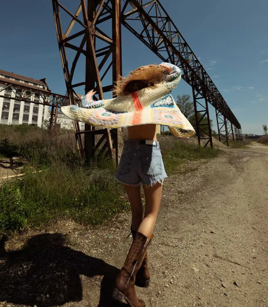 Short En Denim Upcycle Indigo Femme Bas