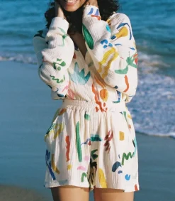 Hot Short En Gaze De Coton Prelude Femme Bas