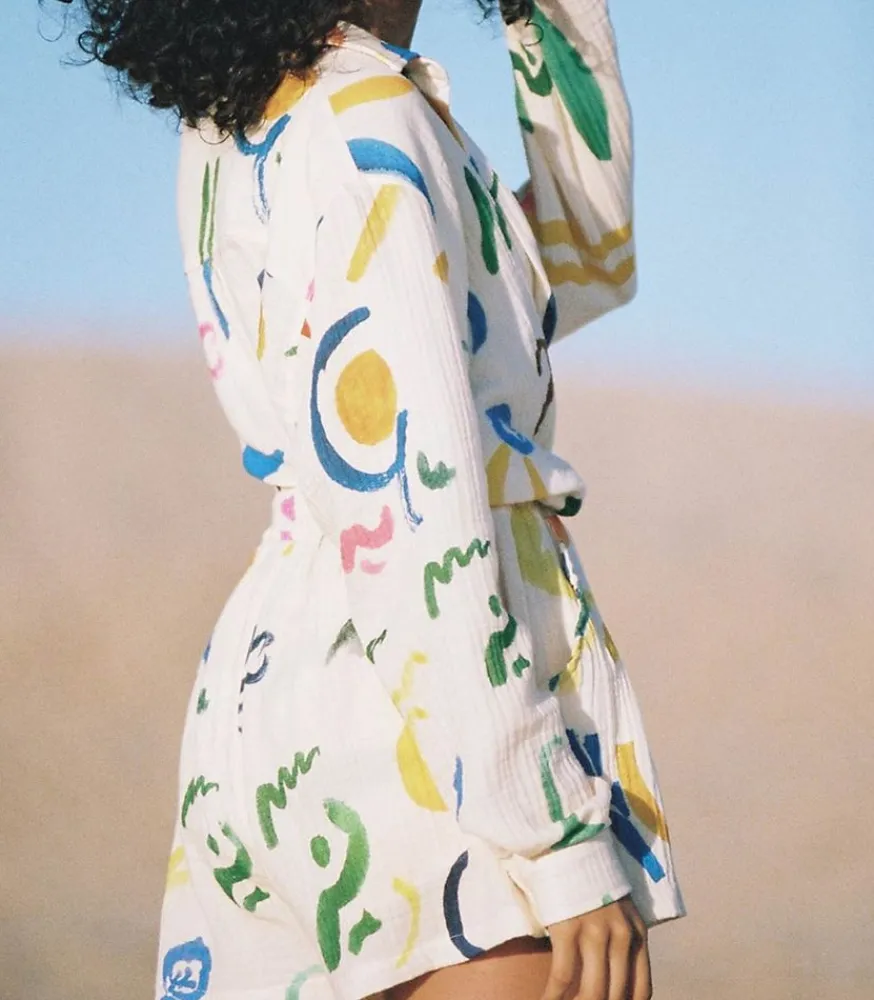 Hot Short En Gaze De Coton Prelude Femme Bas