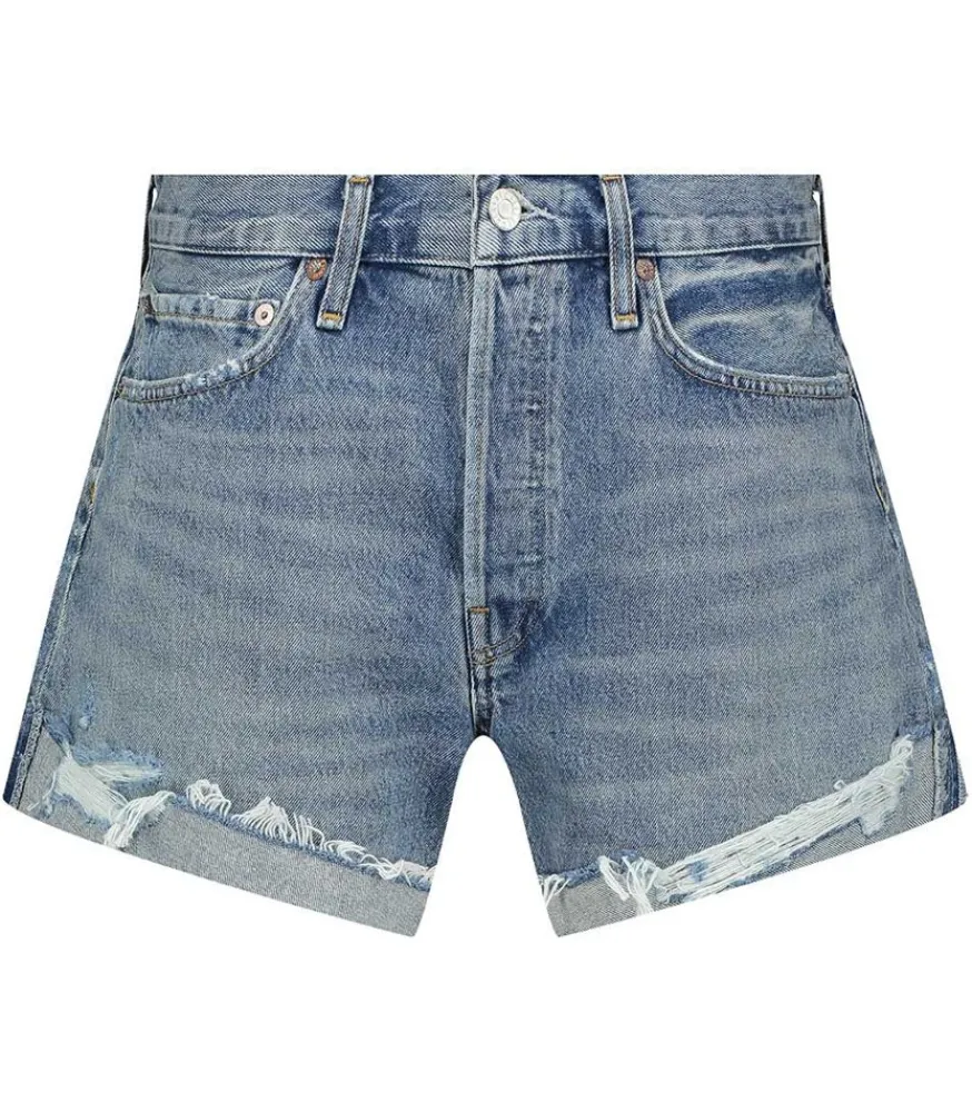 Outlet Short En Jean Parker Heat Wave Femme Bas
