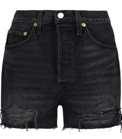 Discount Short En Jean 50S Cutoff Femme Bas