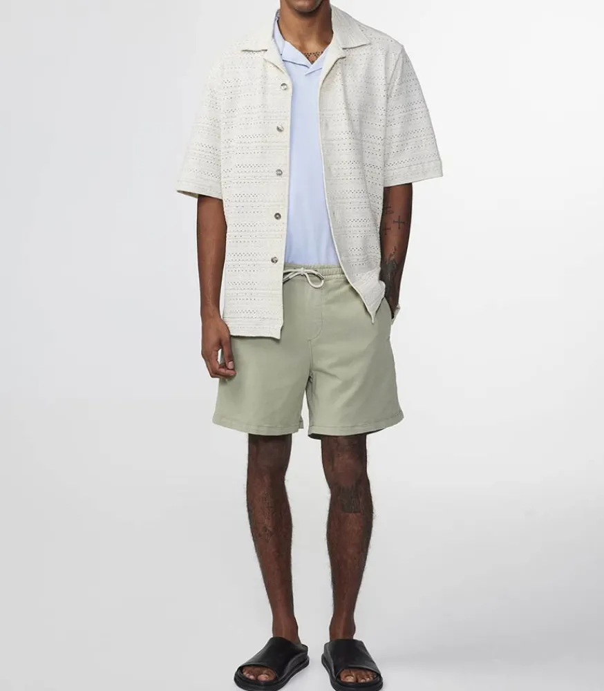 Discount Short Gregor 1154 Oil Green Homme Shorts