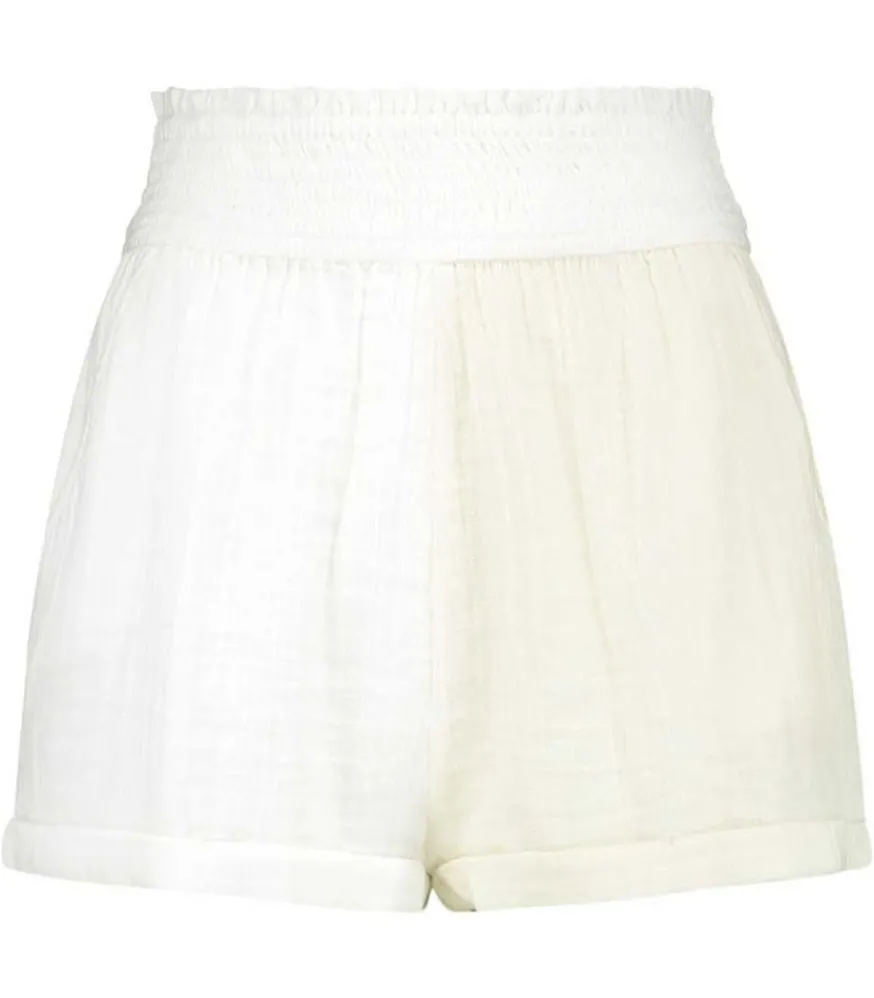 Online Short Paperbag Adrian Gaze De Coton Soft White/Natural Femme Bas