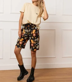 Outlet Short Psycho Flowers Femme Bas