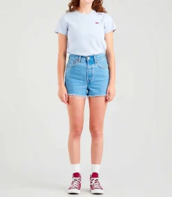 Online Short Ribcage Bernal Stonewash Femme Bas