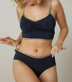 Outlet Shorty Georgia Noir Femme Lingerie