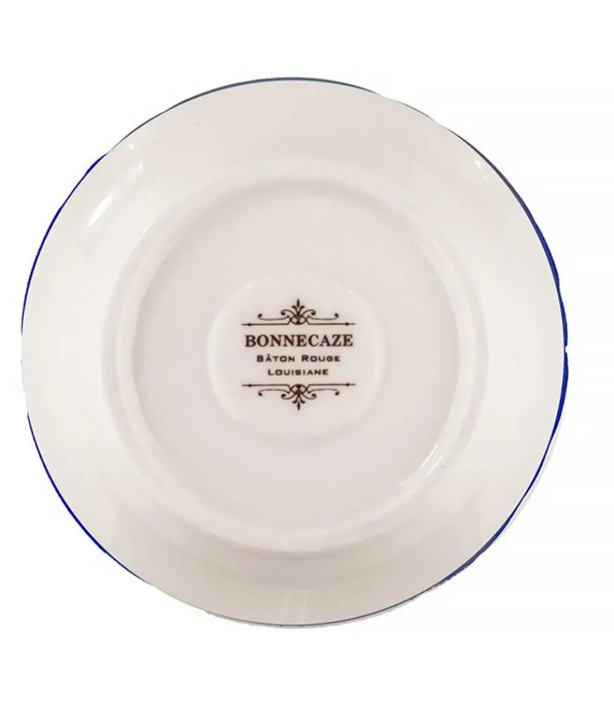 Discount Soucoupe 3F En Porcelaine A Lignes Assiettes & Plats