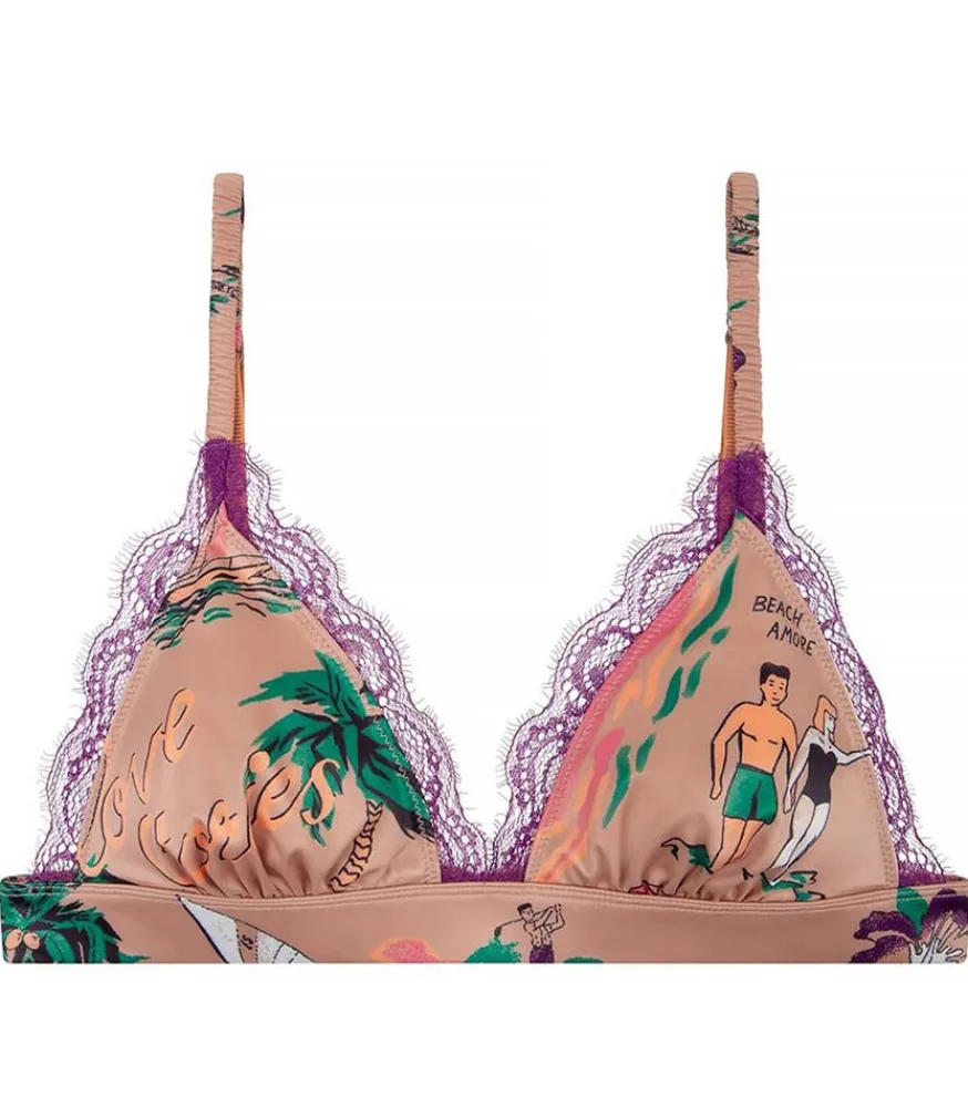 Clearance Soutien-Gorge Filippa Brown Femme Lingerie