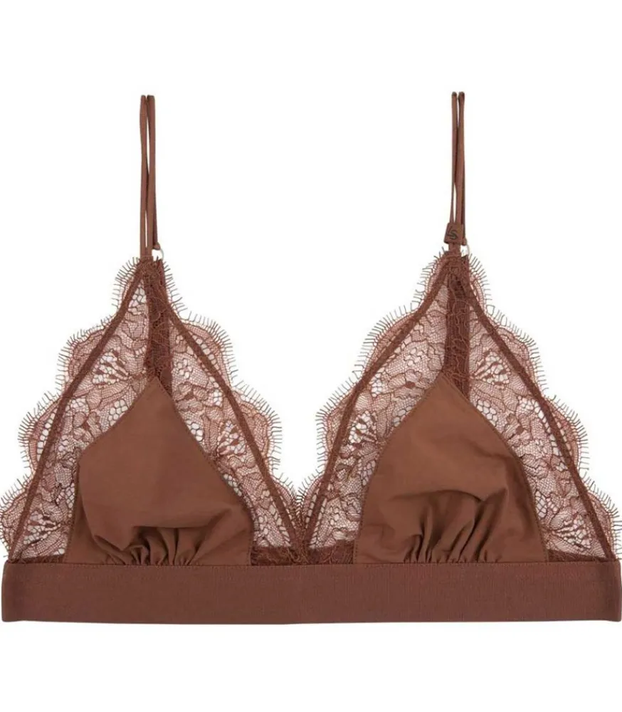 Clearance Soutien-Gorge Love Lace Dark Brown Femme Lingerie