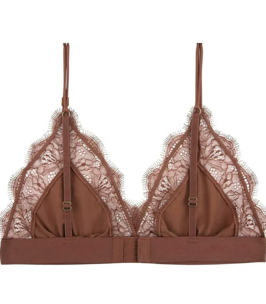 Clearance Soutien-Gorge Love Lace Dark Brown Femme Lingerie