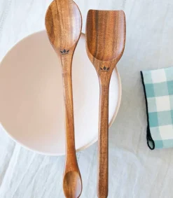 Discount Spatule-Cuillere De Service En Acacia Ustensiles & Accessoires