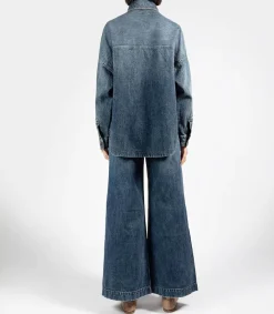 Surchemise Rosa Bleu Foncee Femme Hauts