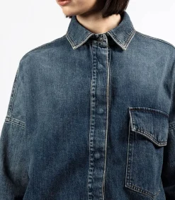 Surchemise Rosa Bleu Foncee Femme Hauts