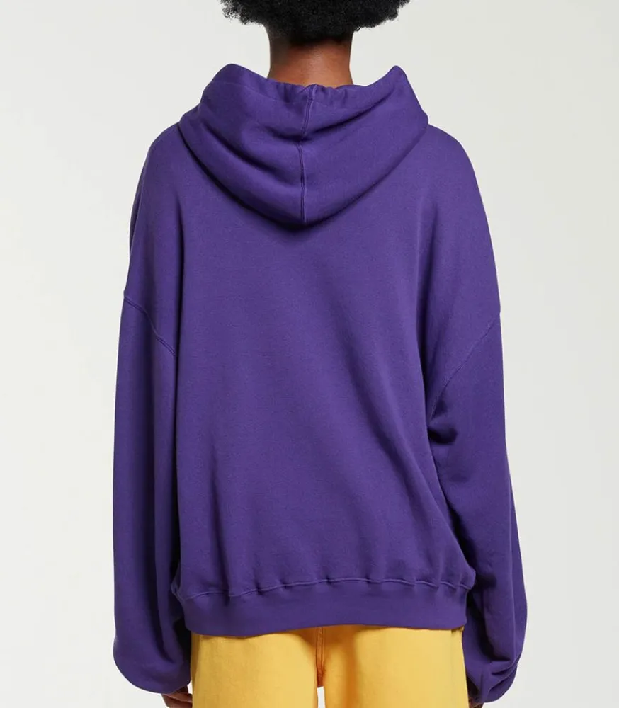 Clearance Sweat A Capuche Avec Collier De Perles Violet Femme Mailles & Sweats