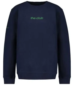 Online Sweat-Shirt Donker Blauw X Jane De Boy Femme Mailles & Sweats