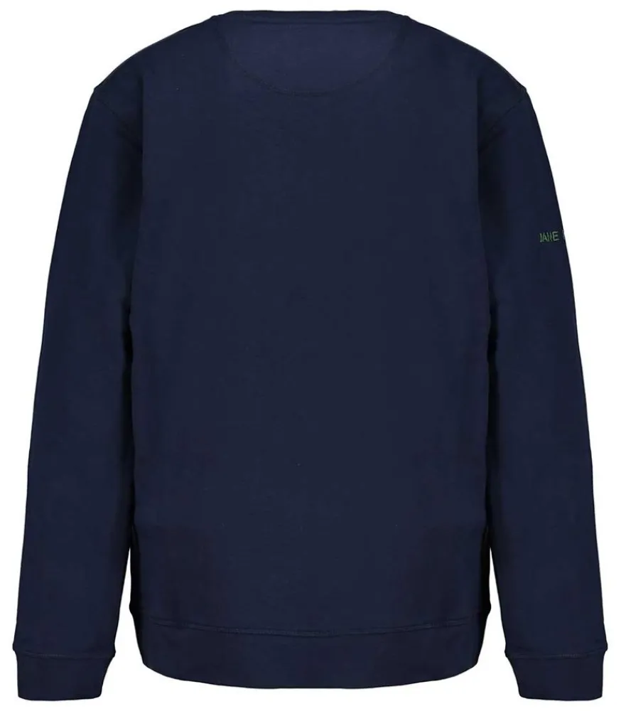 Online Sweat-Shirt Donker Blauw X Jane De Boy Femme Mailles & Sweats