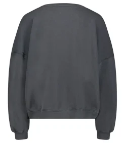 Sale Sweat-Shirt Hapylife Carbone Vintage Femme Mailles & Sweats