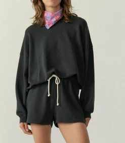 Sale Sweat-Shirt Hapylife Carbone Vintage Femme Mailles & Sweats