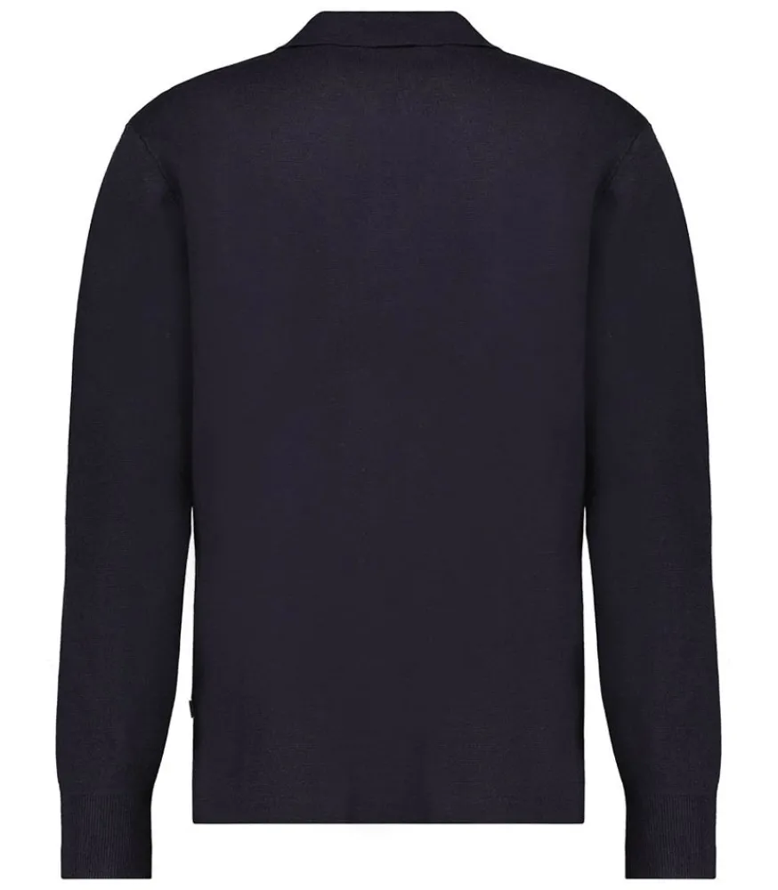 Discount Sweat-Shirt Homme Zippe Harald Navy Blue Homme Sweat-Shirts