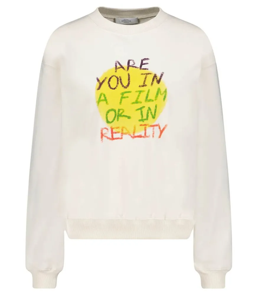 Online Sweat-Shirt Louis Reality Lait Femme Mailles & Sweats
