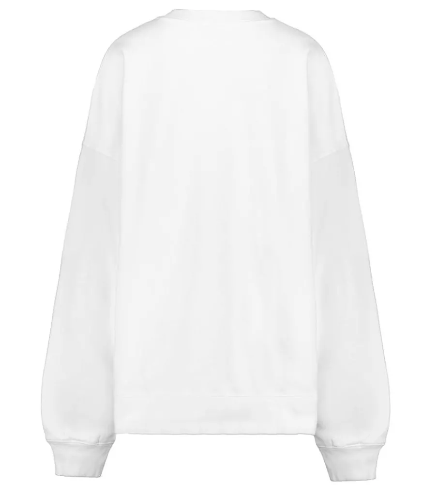 Best Sweat-Shirt Miles Rock N Roll Ivoire Femme Mailles & Sweats