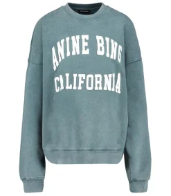 New Sweat-Shirt Miles Washed Dark Sage Femme Mailles & Sweats