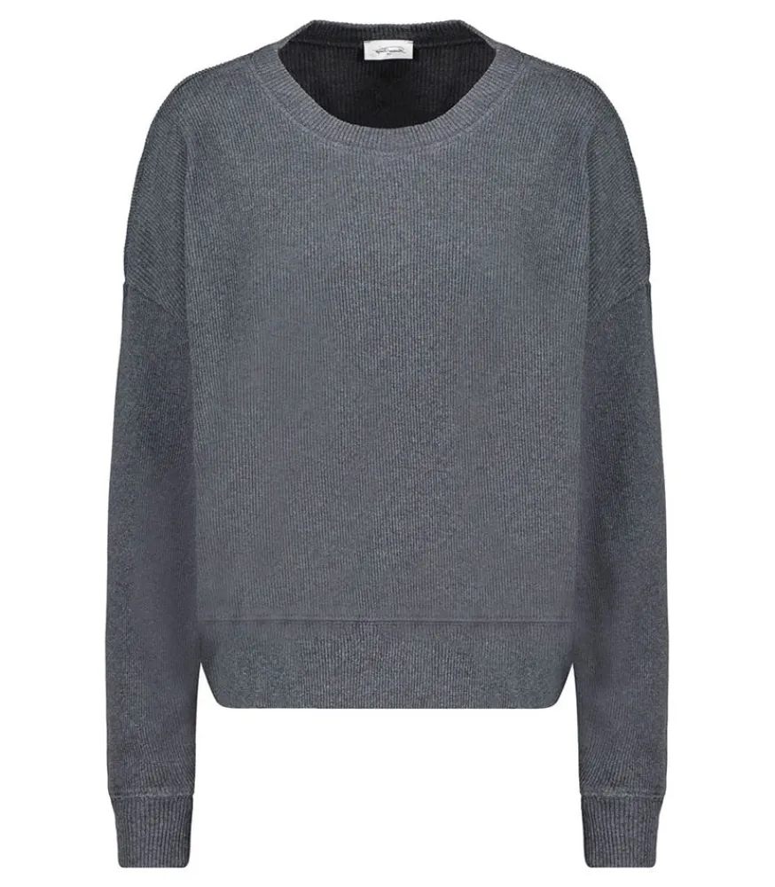 Online Sweat-Shirt Piwik Anthracite Chine Femme Mailles & Sweats