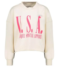 Clearance Sweat-Shirt Porter Usa Natural Femme Mailles & Sweats