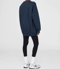 Online Sweat-Shirt Tyler Bing Navy Femme Mailles & Sweats