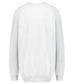 Sale Sweat-Shirt Vintage Brode Love Light Gris Femme Mailles & Sweats