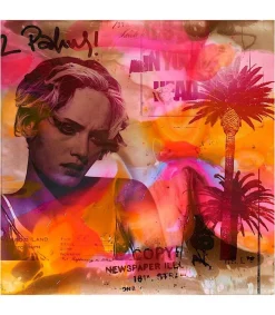 Tableau 2 Palms 1/9 18357 130 X 130 Cm Affiches & Tableaux