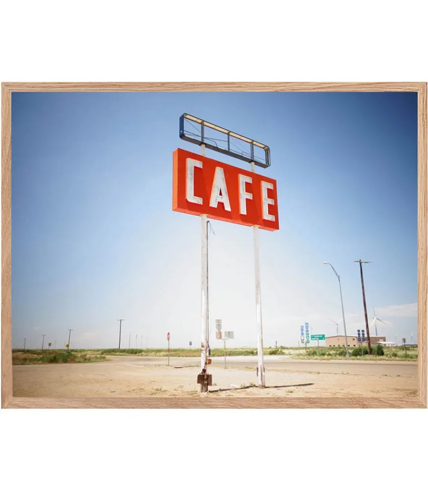 Online Tableau Avec Cadre "Cafe" 60X80Cm Affiches & Tableaux