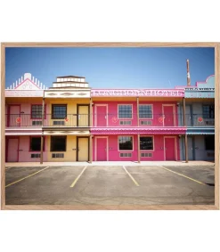 Online Tableau Avec Cadre "Longhorn Hotel" 60X80Cm Affiches & Tableaux