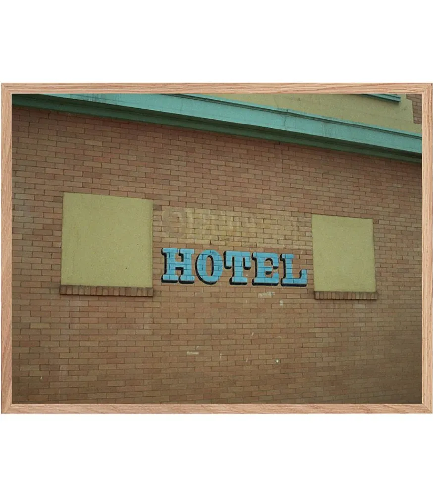 Tableau Avec Cadre "Welcome" 60X80Cm Affiches & Tableaux