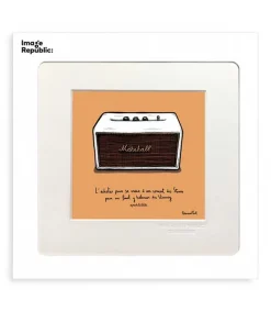 Best Tableau Pas Du Tout Cliche Enceinte Marshall 22 X 22 Cm Affiches & Tableaux