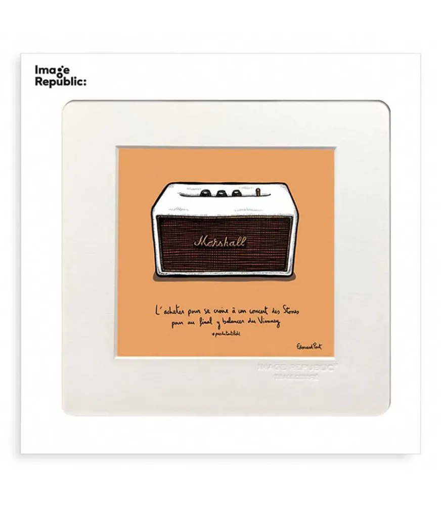 Best Tableau Pas Du Tout Cliche Enceinte Marshall 22 X 22 Cm Affiches & Tableaux