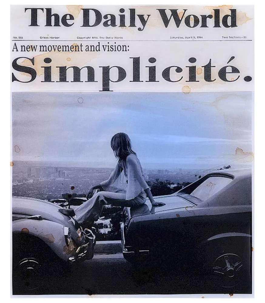 Clearance Tableau "Simplicite" 60 X 50 Cm Affiches & Tableaux